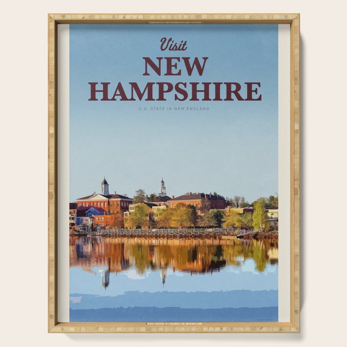 Visit New Hampshire  Serving Tray Gallery Image 1