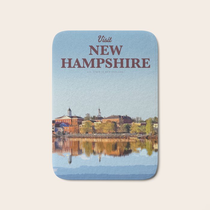 Visit New Hampshire  Bath Mat Gallery Image 1
