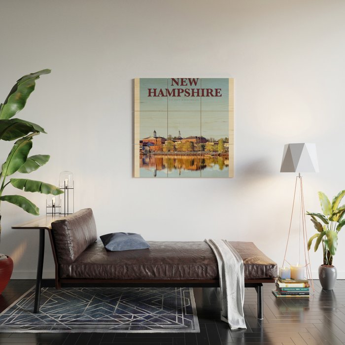 Visit New Hampshire  Wood Wall Art Gallery Image 2