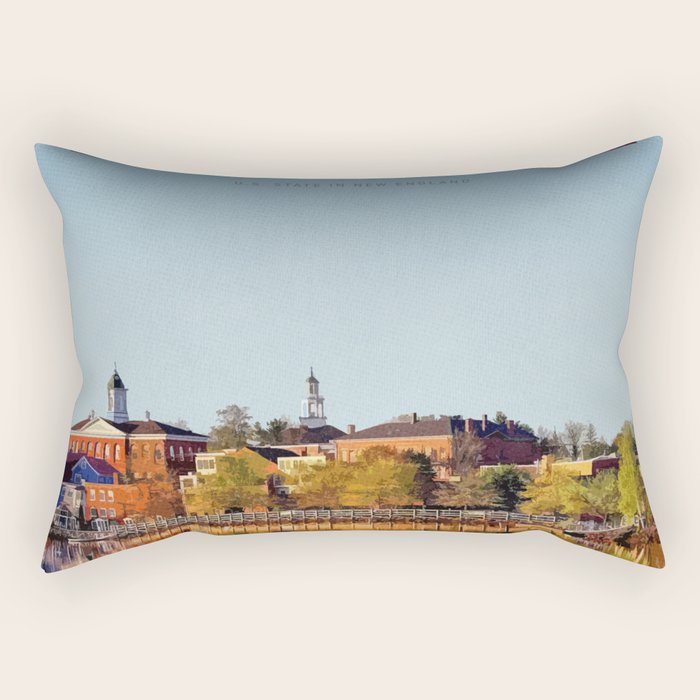 Visit New Hampshire  Rectangular Pillow Gallery Image 2