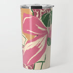 Girl With A Pink Bow Travel Mug Gallery Image 1