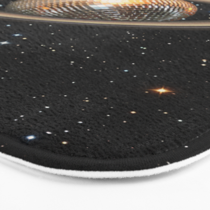 Galactic DJ II - Saturn Disco Ball P Bath Mat Gallery Image 3
