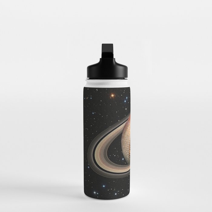 Galactic DJ II - Saturn Disco Ball P Water Bottle Gallery Image 3
