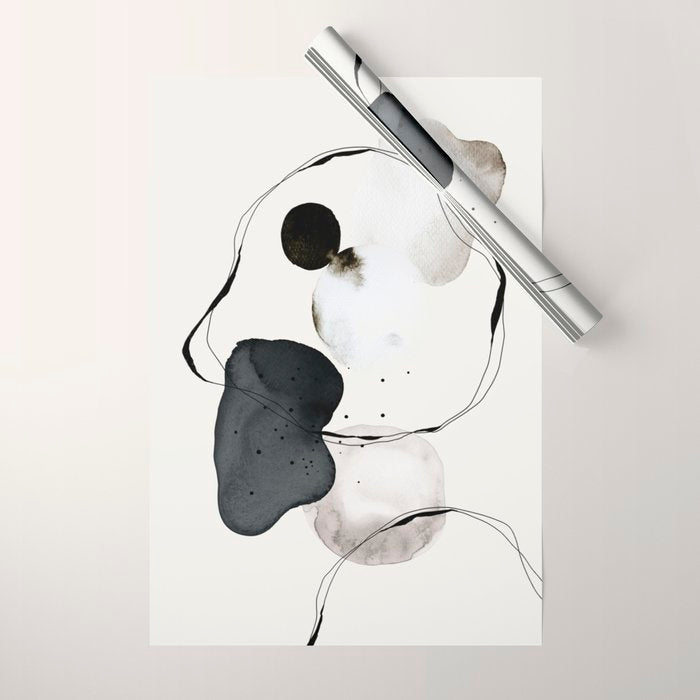 Contemporary Art, Minimalistic  Wrapping Paper Gallery Image 1