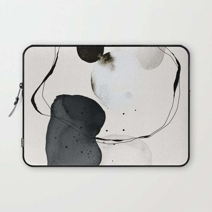 Contemporary Art, Minimalistic  Laptop Sleeve Gallery Image 1