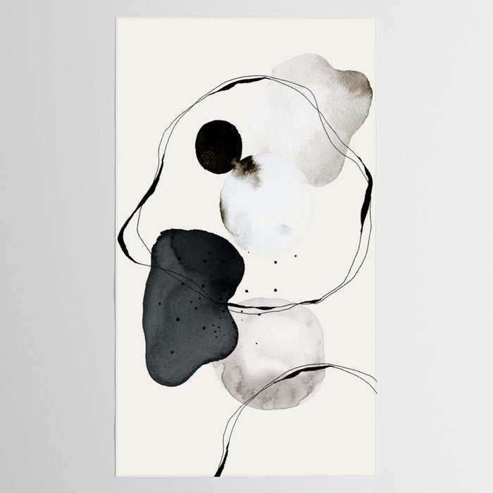 Contemporary Art, Minimalistic  Tablecloth Gallery Image 2