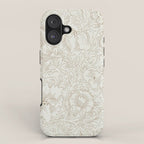 William Morris Poppy Cream Gold Pattern iPhone Case Gallery Image 1