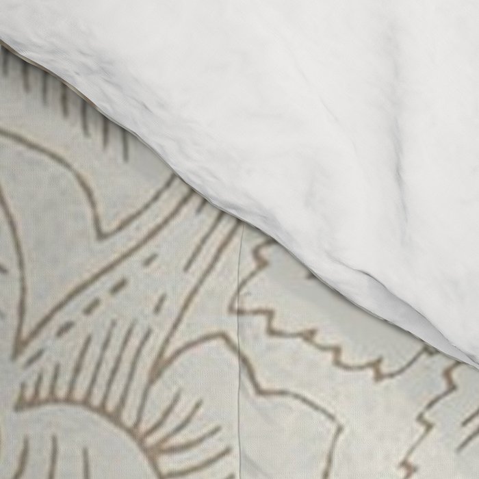 William Morris Poppy Cream Gold Pattern Comforter Gallery Image 4