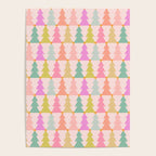 Christmas trees pastel geometric pattern Poster Gallery Image 4