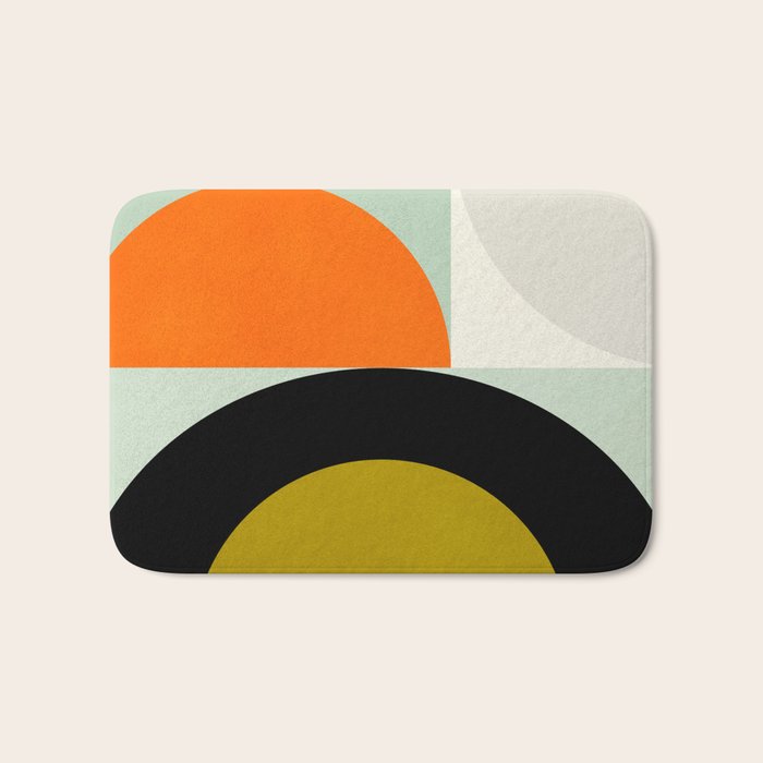 think big 3 shapes geometric Bath Mat Gallery Image 1