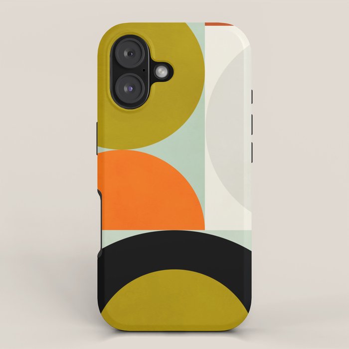 think big 3 shapes geometric iPhone Case Gallery Image 1