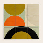 think big 3 shapes geometric Wood Wall Art Gallery Image 1
