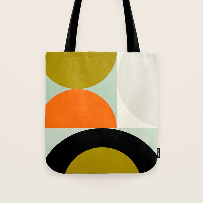 think big 3 shapes geometric Tote Bag Gallery Image 1