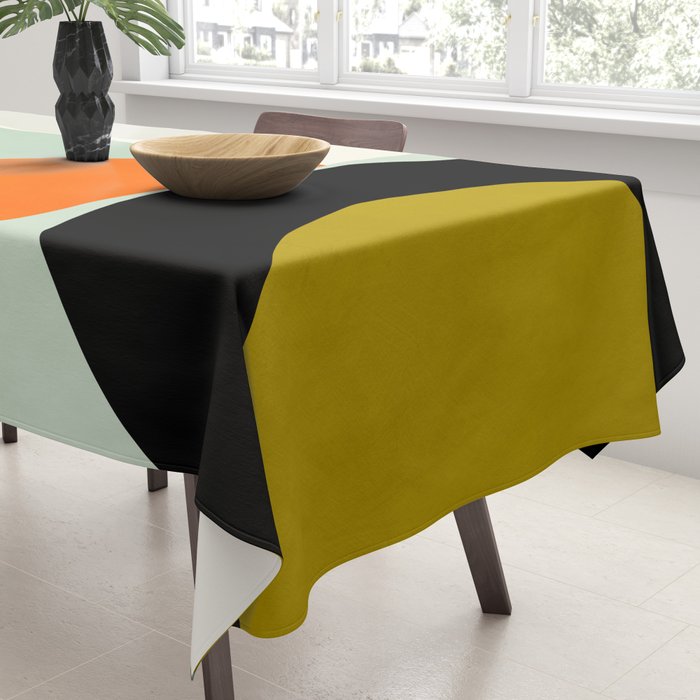 think big 3 shapes geometric Tablecloth Gallery Image 3