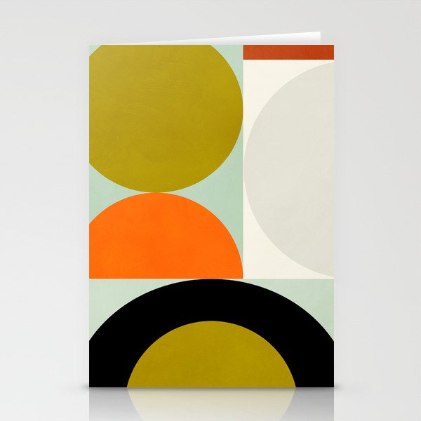 think big 3 shapes geometric Stationery Card Gallery Image 2