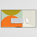 think big 3 shapes geometric Desk Mat Gallery Image 1