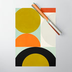 think big 3 shapes geometric Wrapping Paper Gallery Image 1