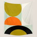 think big 3 shapes geometric Wall Tapestry Gallery Image 4