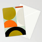 think big 3 shapes geometric Stationery Card Gallery Image 2