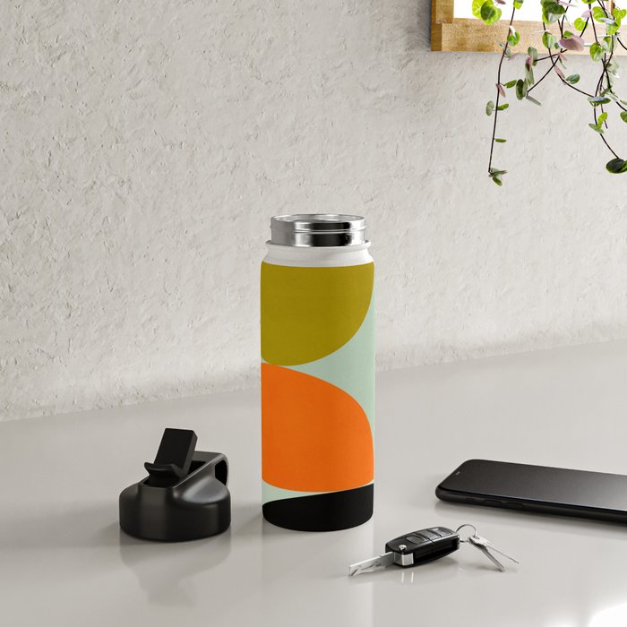 think big 3 shapes geometric Water Bottle Gallery Image 4