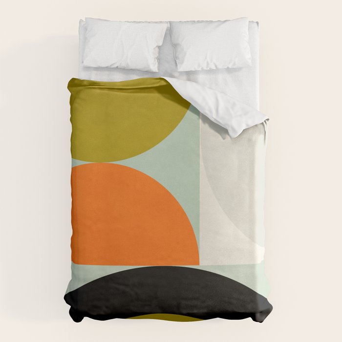 think big 3 shapes geometric Duvet Cover Gallery Image 6