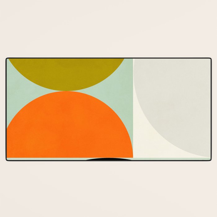 think big 3 shapes geometric Desk Mat Gallery Image 3