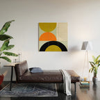 think big 3 shapes geometric Wood Wall Art Gallery Image 2