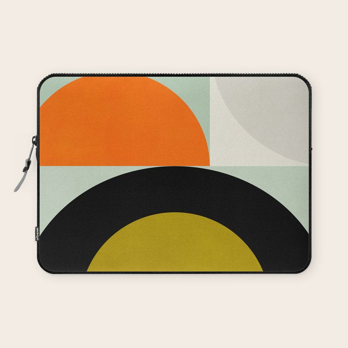 think big 3 shapes geometric Laptop Sleeve Gallery Image 1