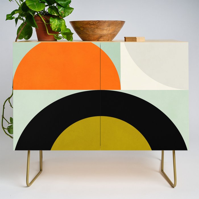 think big 3 shapes geometric Credenza Gallery Image 1