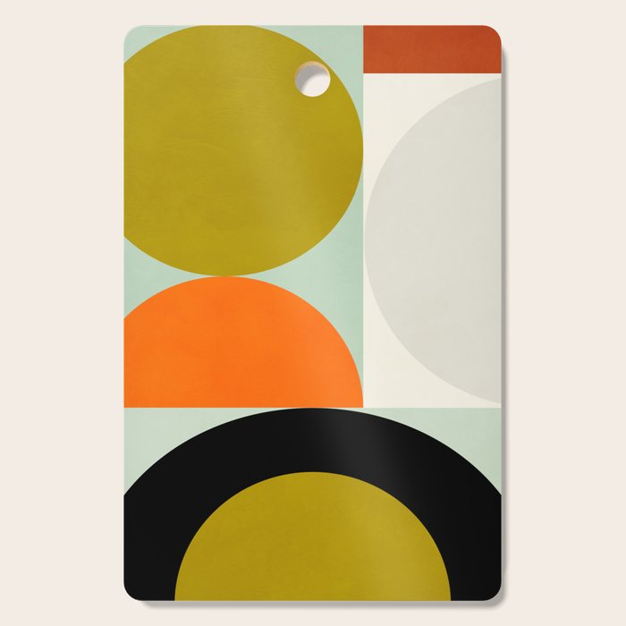 think big 3 shapes geometric Cutting Board Gallery Image 1