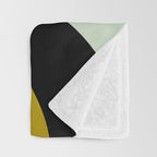 think big 3 shapes geometric Throw Blanket Gallery Image 3