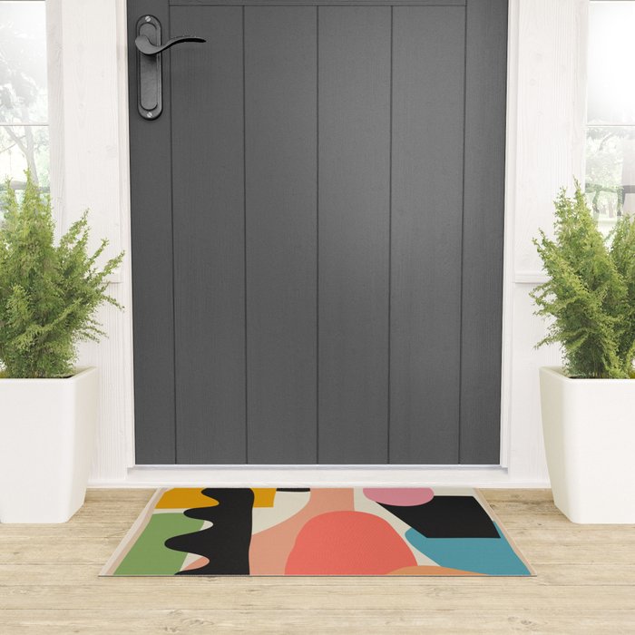 Modern Abstract Art 22 Welcome Mat Gallery Image 3