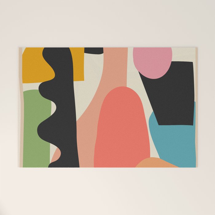 Modern Abstract Art 22 Welcome Mat Gallery Image 1