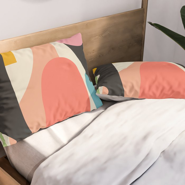 Modern Abstract Art 22 Pillow Sham Gallery Image 2