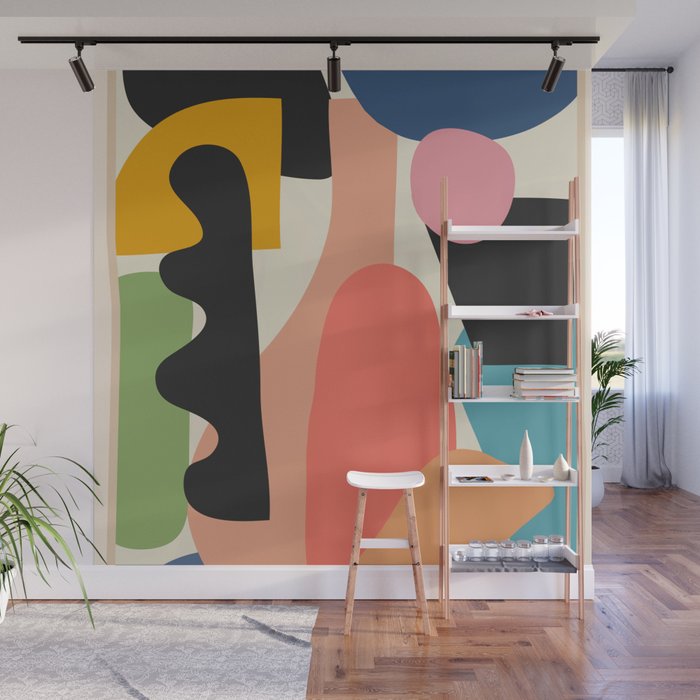 Modern Abstract Art 22 Wall Mural Gallery Image 1