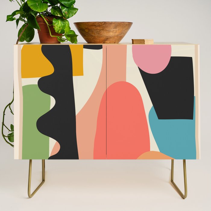 Modern Abstract Art 22 Credenza Gallery Image 1