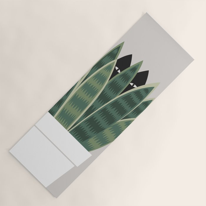 Cat and Plant 22: Sneak Plant Yoga Mat Gallery Image 1