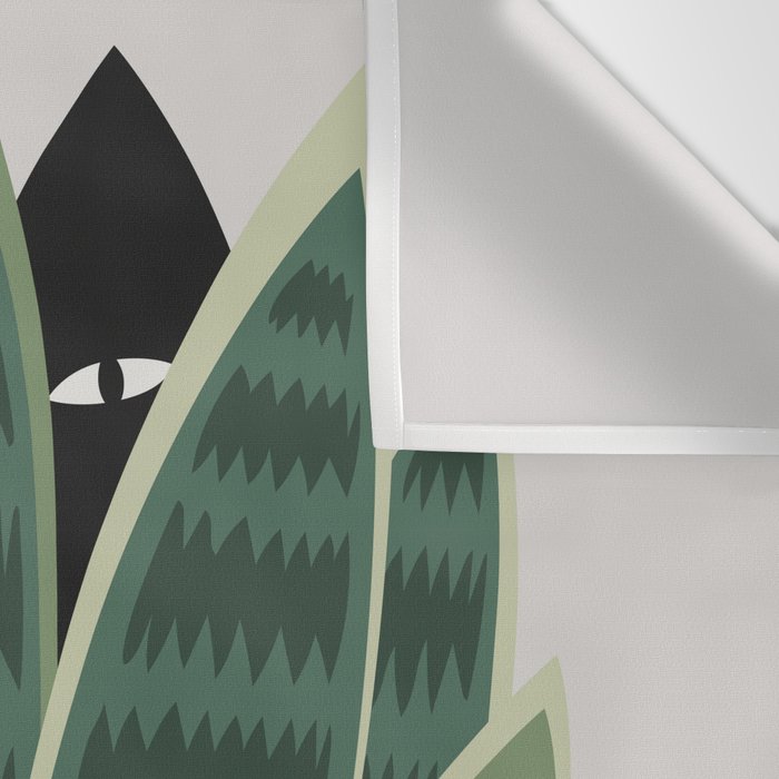 Cat and Plant 22: Sneak Plant Wall Tapestry Gallery Image 3