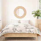 Inhale Exhale Frenchie Duvet Cover Gallery Image 3
