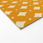 Vintage Stars III Orange Welcome Mat Gallery Image 2