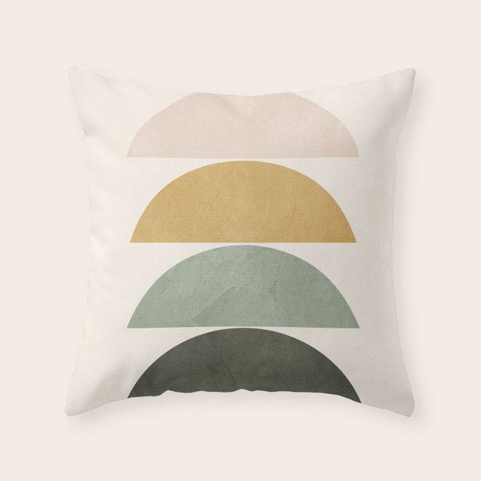 Minimal Geometric 51 Throw Pillow Gallery Image 6