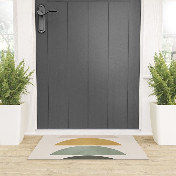 Minimal Geometric 51 Welcome Mat Gallery Image 3