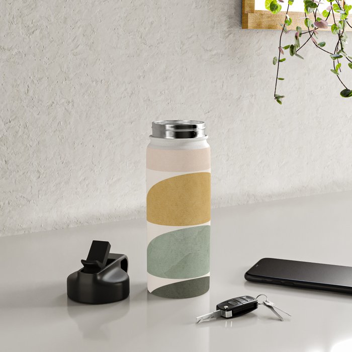 Minimal Geometric 51 Water Bottle Gallery Image 4