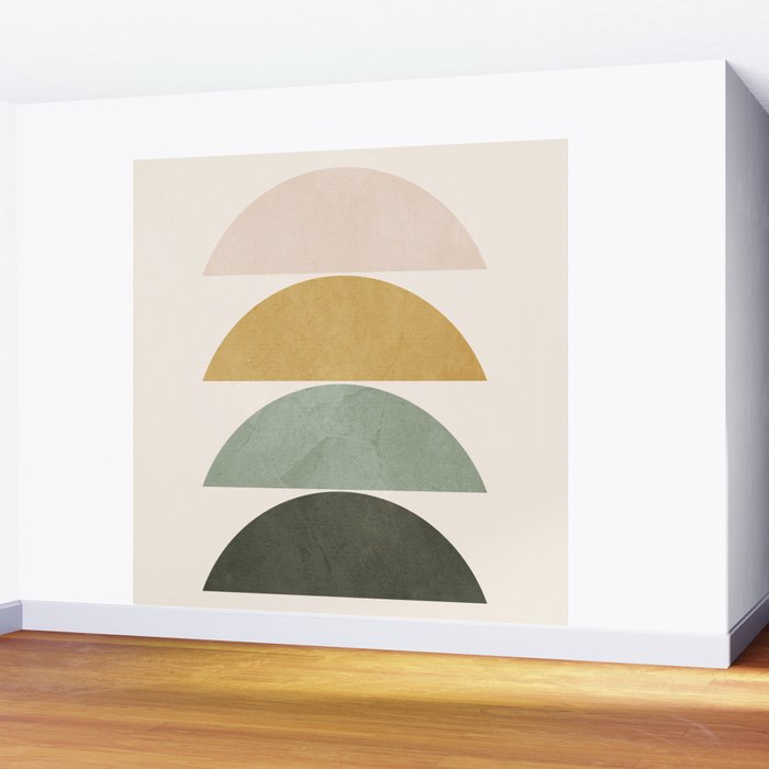 Minimal Geometric 51 Wall Mural Gallery Image 2