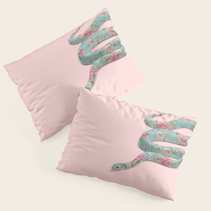 FLORAL SNAKE Pillow Sham Gallery Image 3