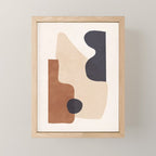 Abstract Minimal Shapes 32 Mini Art Print Gallery Image 1