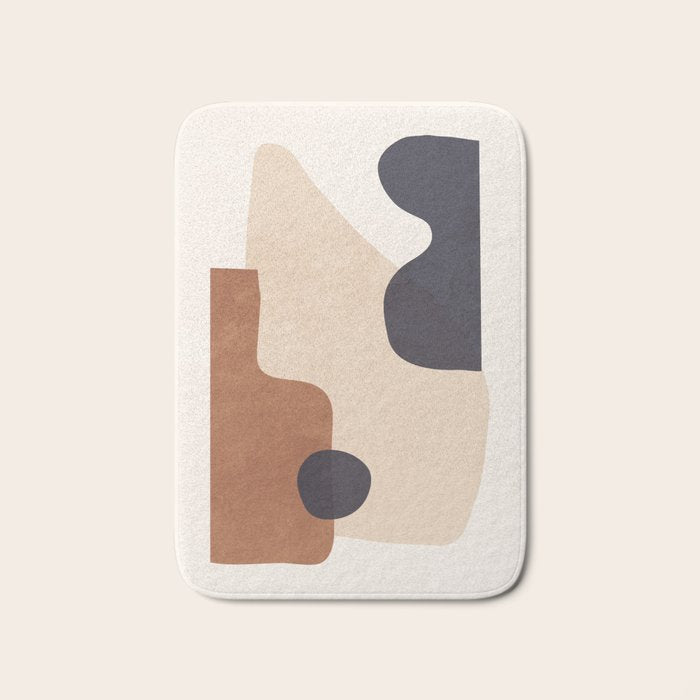 Abstract Minimal Shapes 32 Bath Mat Gallery Image 1