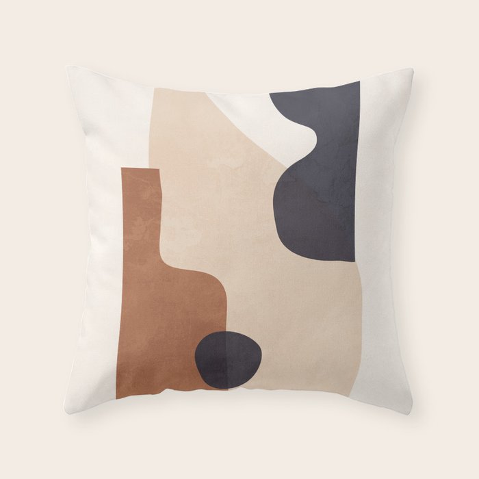 Abstract Minimal Shapes 32 Throw Pillow Gallery Image 6