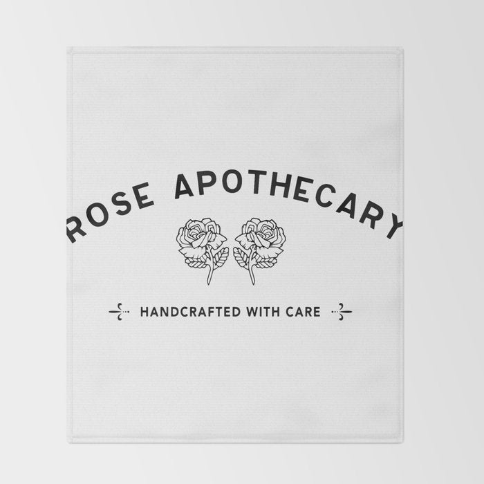 Rose Apothecary Throw Blanket Gallery Image 2