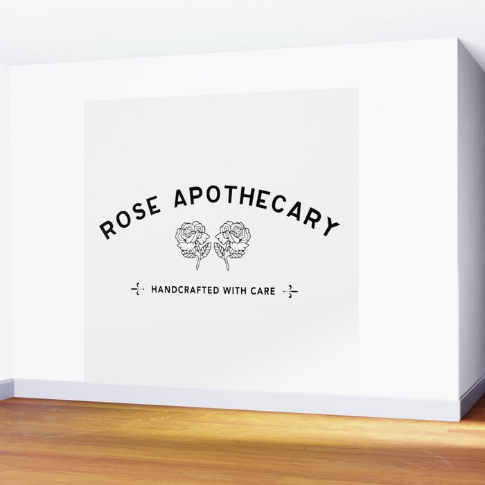 Rose Apothecary Wall Mural Gallery Image 2